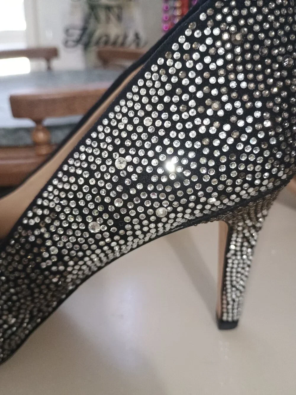 Antonio Melani MCBETH Rhinestone Ombre Heels Size 10M
